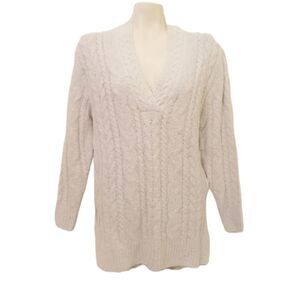 cloth. Grey Cable Knit Sweater Size XS
